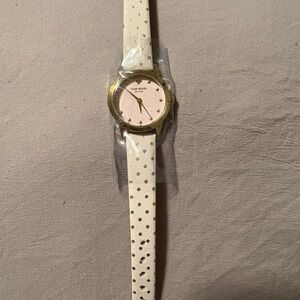 Kate Spade Pink and Gold Polka Dot Women's Watch